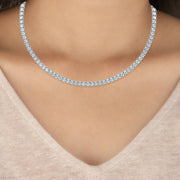 Women's Tennis Chain - White Gold