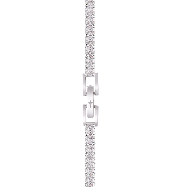 Women's Tennis Bracelet - White Gold