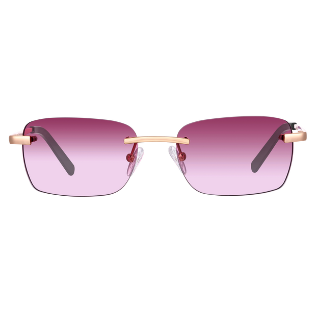 Men's Eyewear Bordeaux gradient | 9K Gold plated