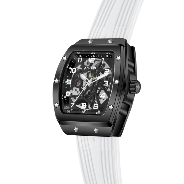 Millionaire Black White Strap
